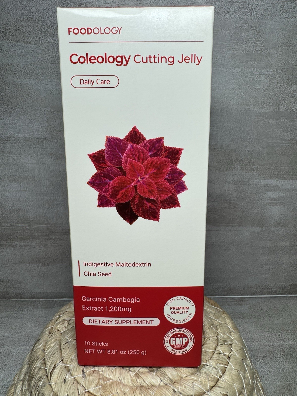 Foodology Coleology Garcinia Cambogia Jelly Pomegranate 10 Sticks Exp 09/2027
