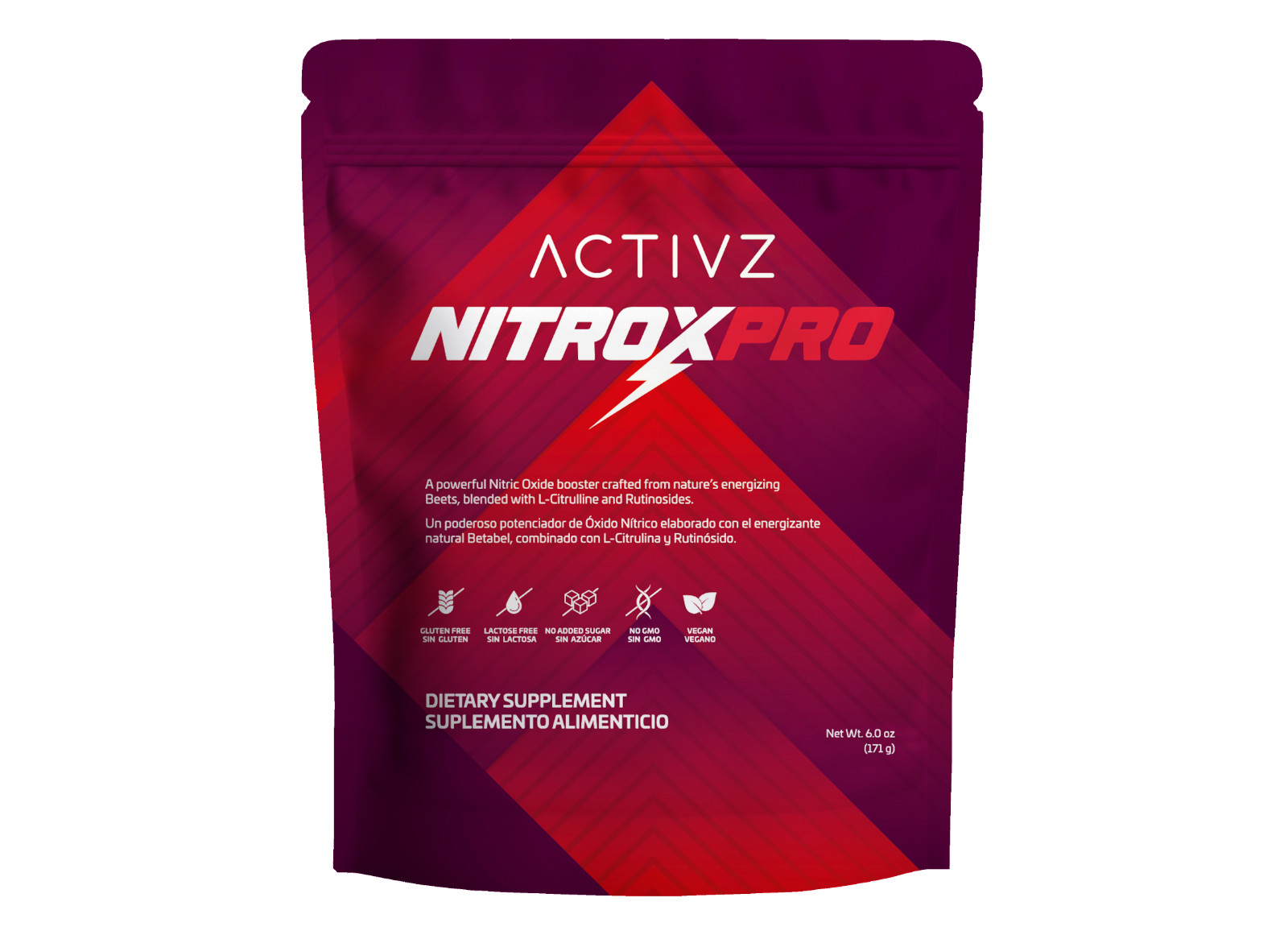 ACTIVZ NitroXPro Powder 480g Nutritional Supplement Daily Wellness Formula
