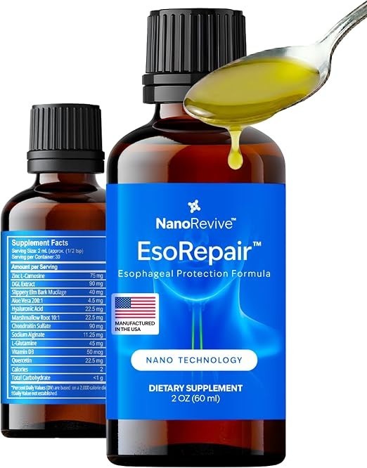 NanoRevive EsoRepair Dietary Supplement Liquid 2 fl oz (60 mL) Sealed