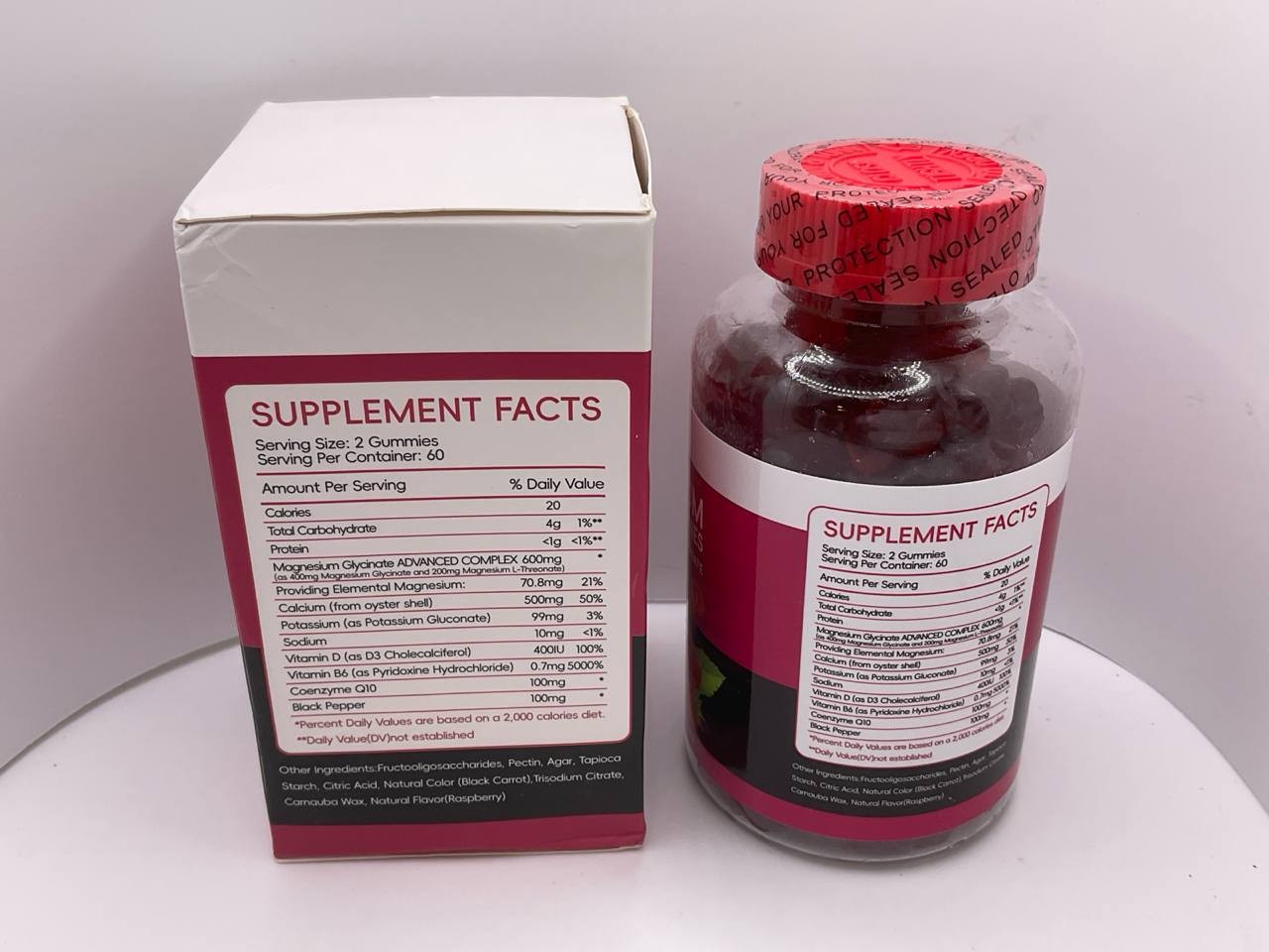 Cnthdi Magnesium Glycinate Gummies 120ct Sleep Stress Muscle Support EXP 08/2026