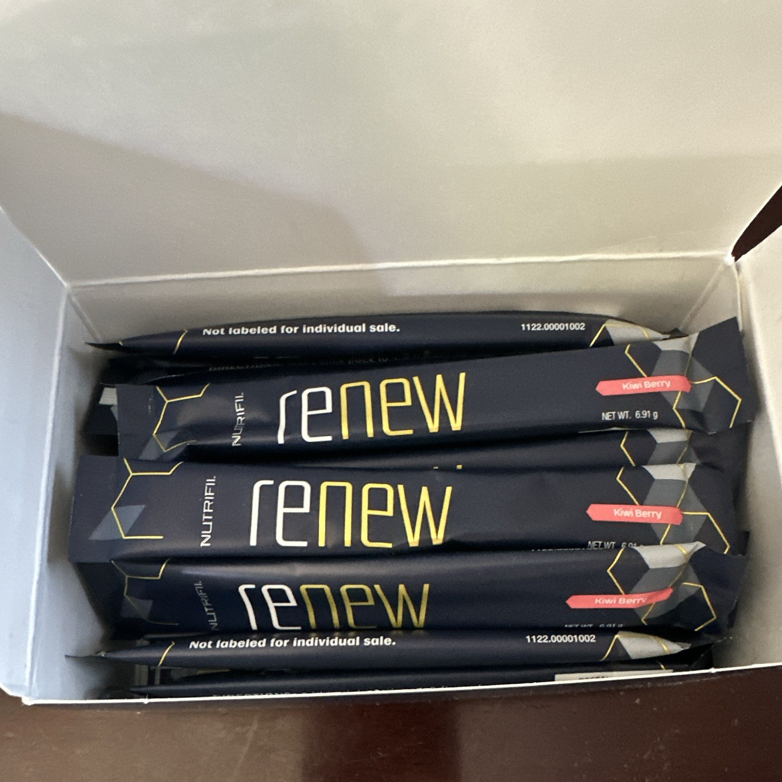NUTRIFII Renew Kiwi Berry Powder Dietary Supplement Anti-Aging Night 23 Packs