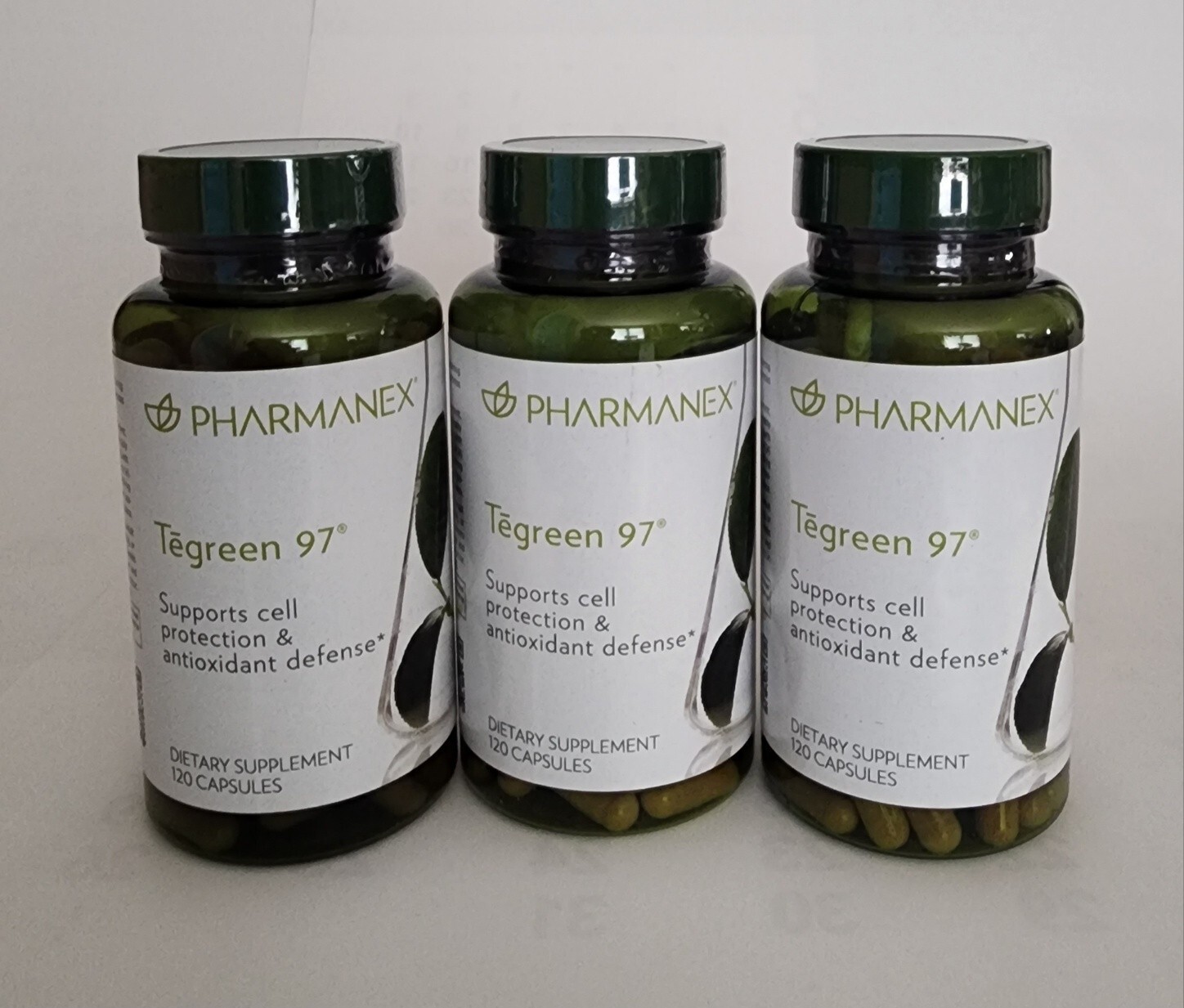 3-PACK Nu Skin NuSkin Pharmanex Tegreen 97 120 Caps 3 Months Supply Exp 10/2024
