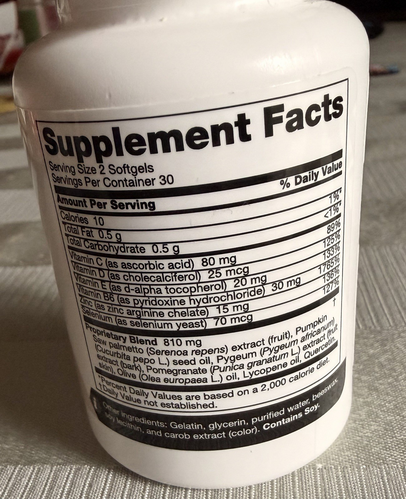 Forever Living Vitolize Men’s Vitality Supplement 60 Softgels Exp 07-2027