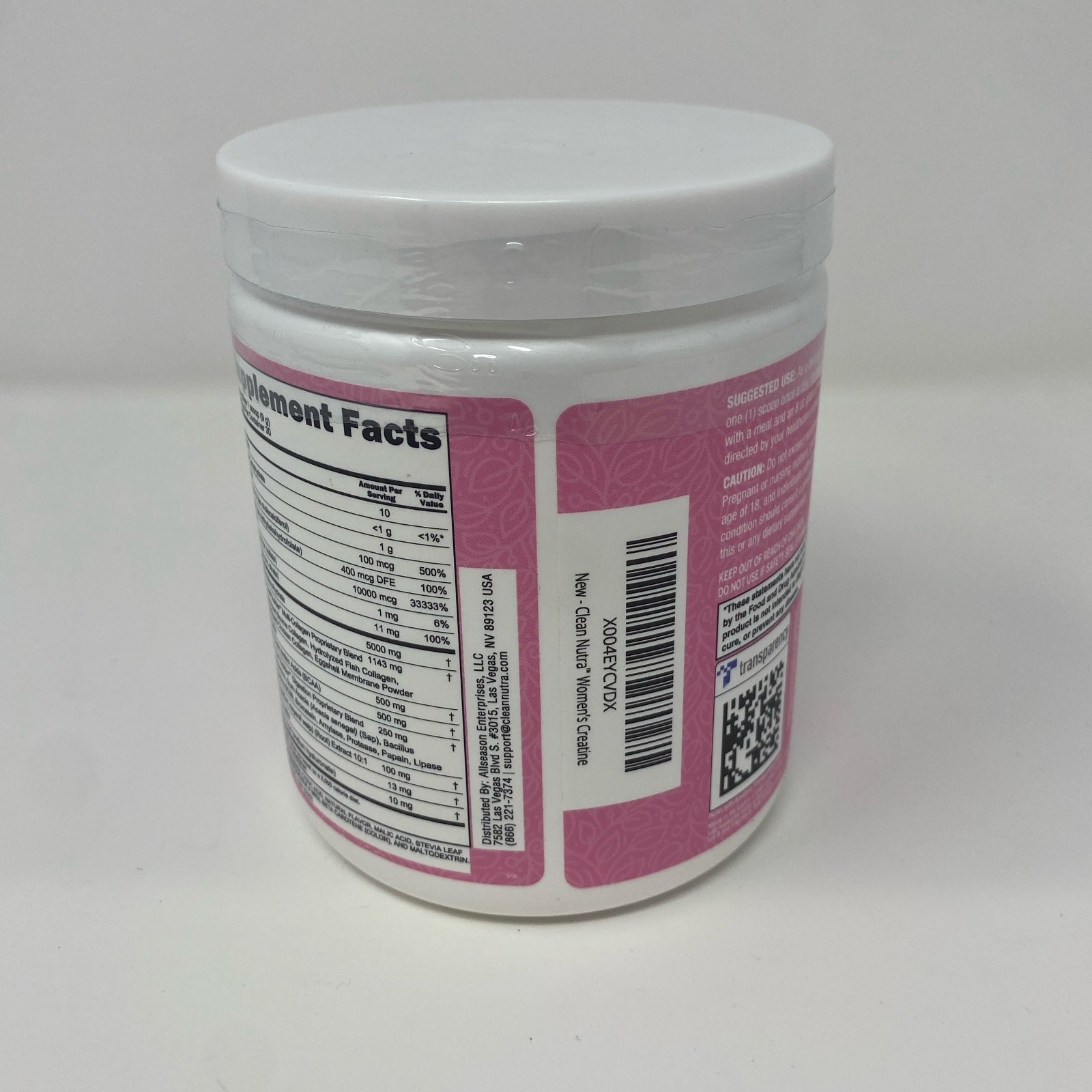 Clean Nutraceuticals Women’s Creatine Shelf Builder, Tropical Orange 269g