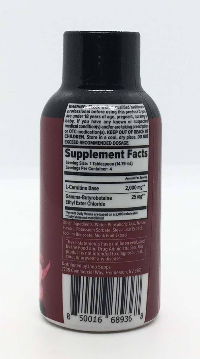 Innosupps Volcarn 2000 Potent Thermogenic Carnitine Pink Starburst 2 oz NEW