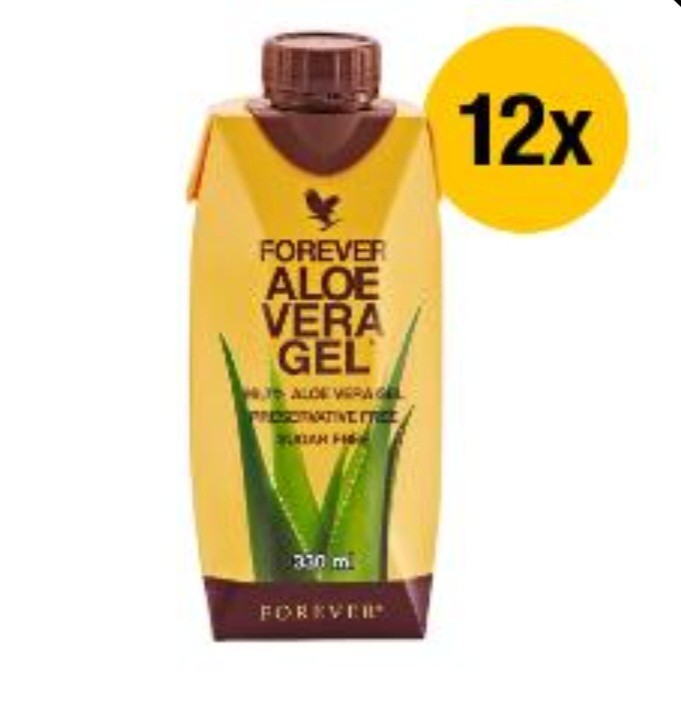 Forever Aloe Vera Gel Minis – 12 packs/0.33ml each. To GO size. KOSHER/HALAL