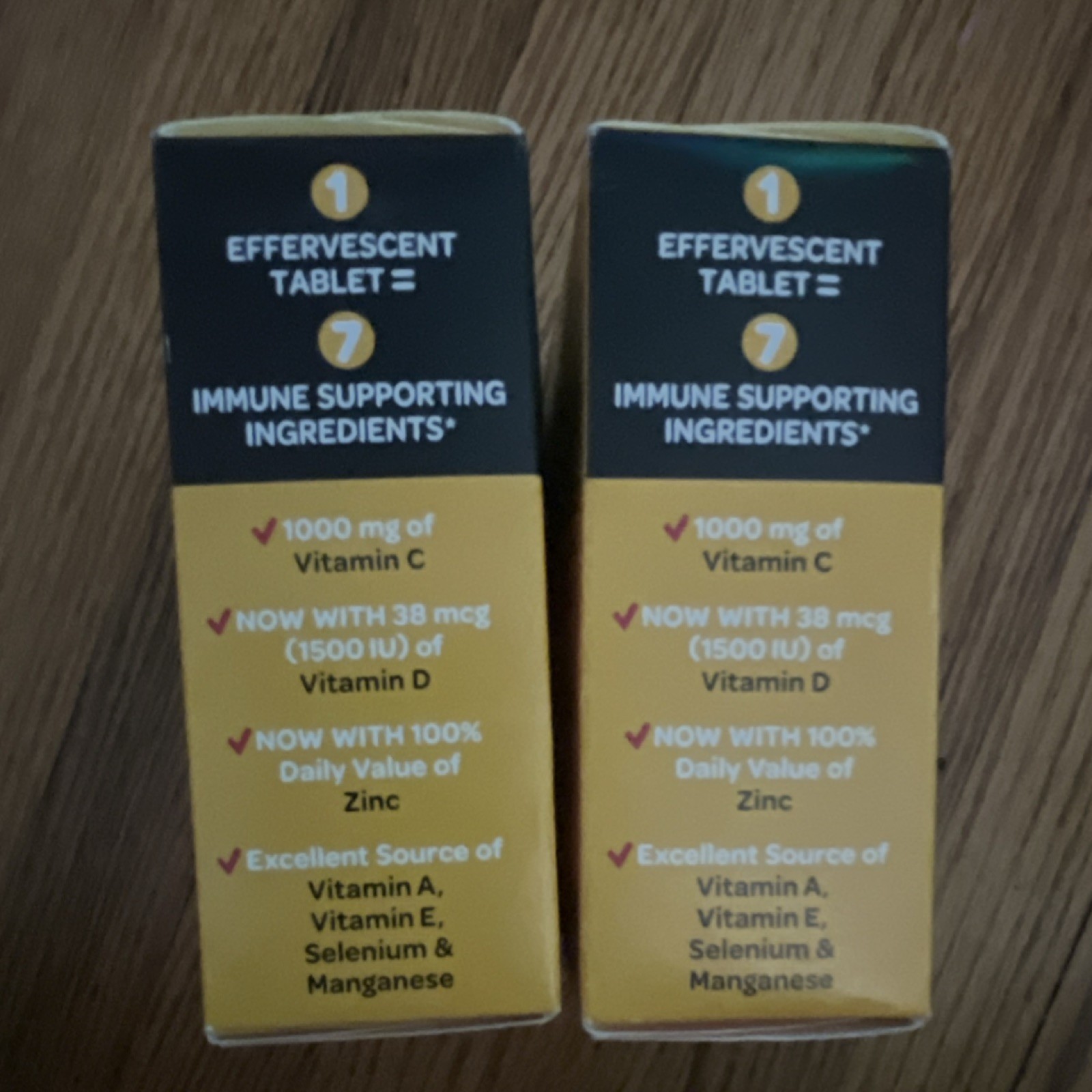 Airborne Immune Support Effervescent Tablets Very Berry 30 2 boxes exp 7/26