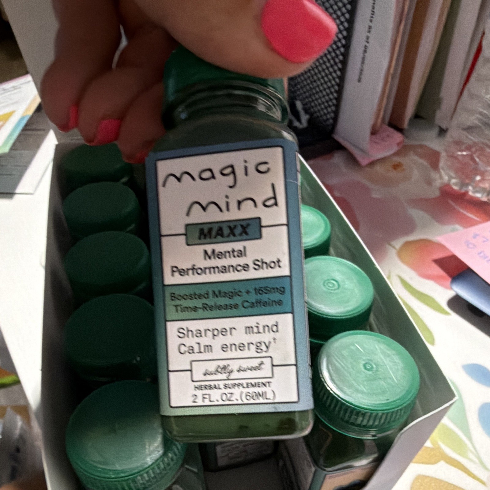 Magic Mind MAXX Mental Performance Shot Time-Release Caffeine 15 x 2 fl oz