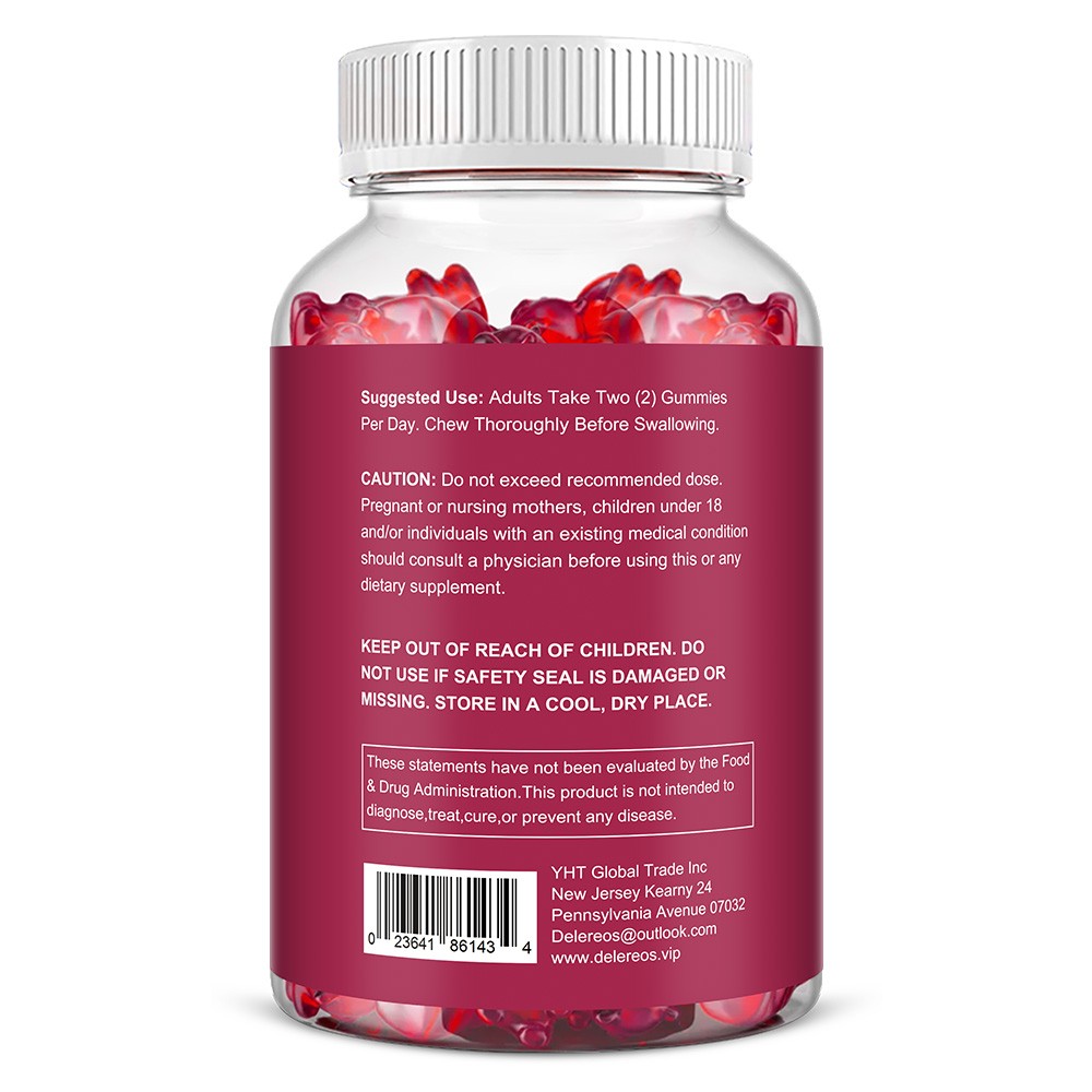 Blood Pressure Supplements Aids Cardiovascular Health Performance 60 Gummies