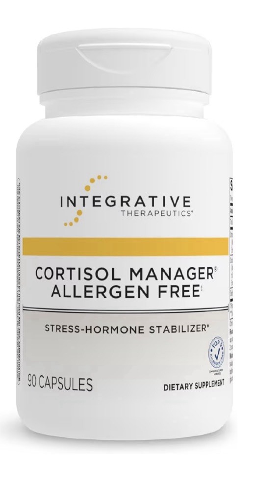 Integrative Therapeutics Cortisol Manager Allergen Free Adrenal Health 90capsule