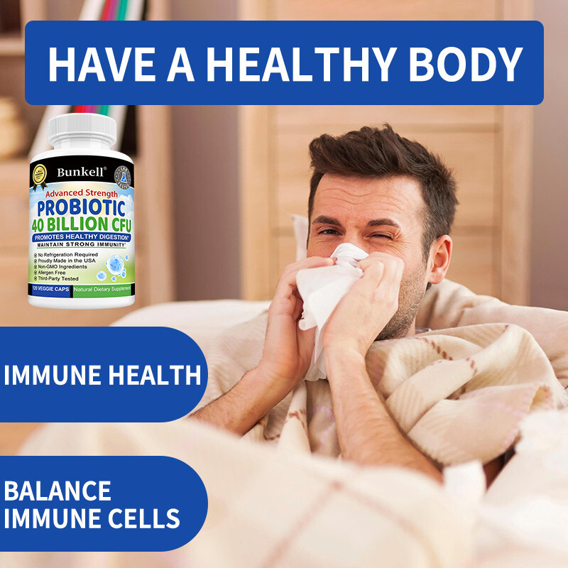 Probiotics for Advanced Gut Health Immune System Support Diet Capsules