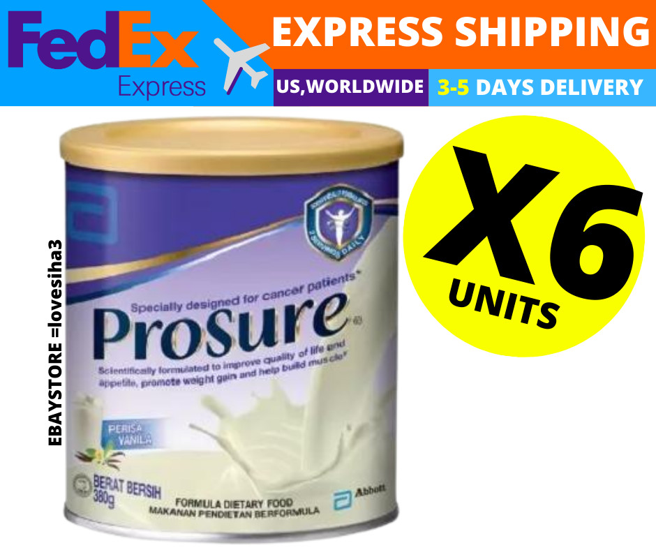 Abbott Pro Sure Milk High Protein, Prebiotic & EPA 380g X6