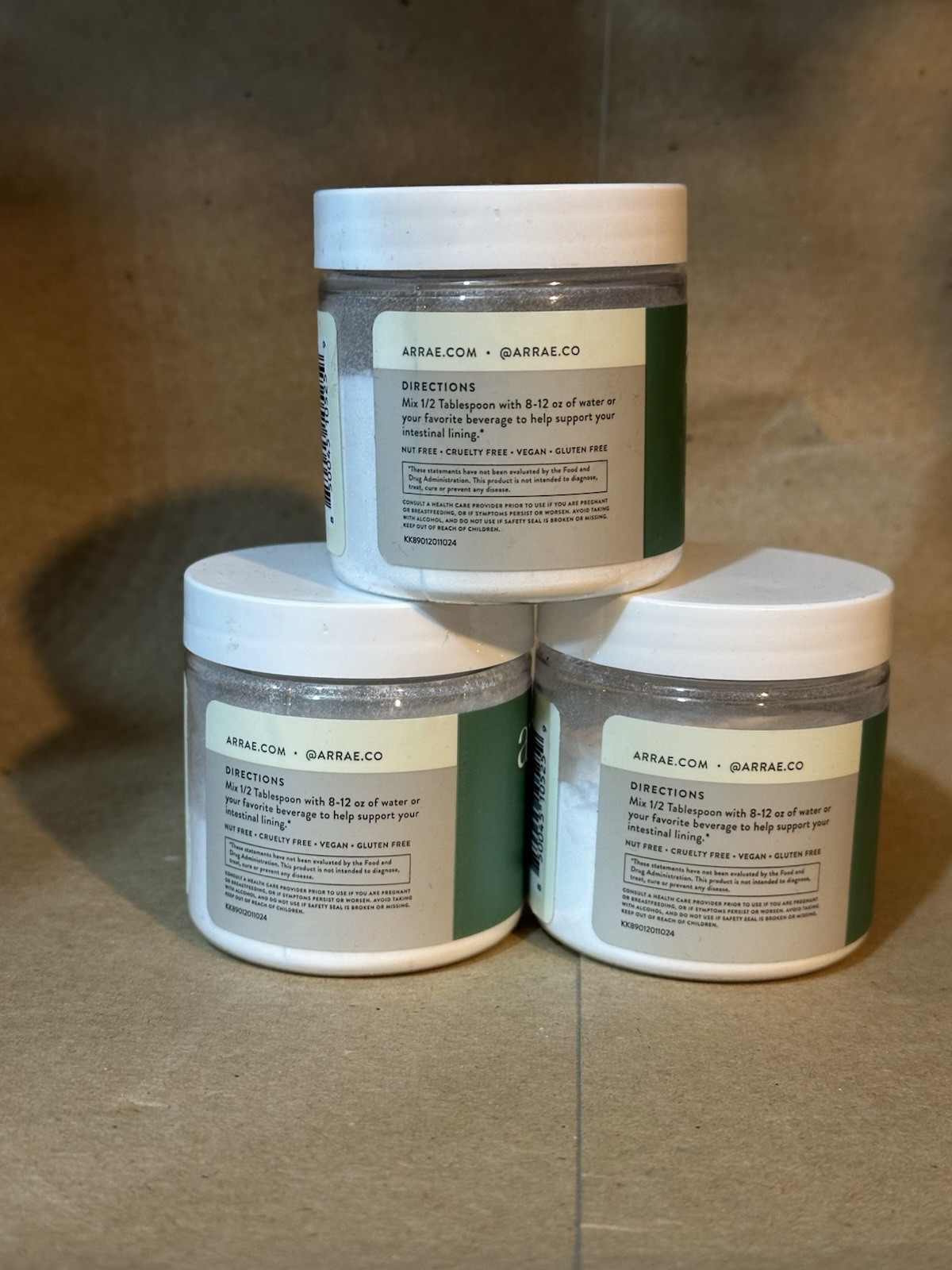 3x Arrae L-Glutamine Dietary Supplement 50g – Brand New!! Sealed!!