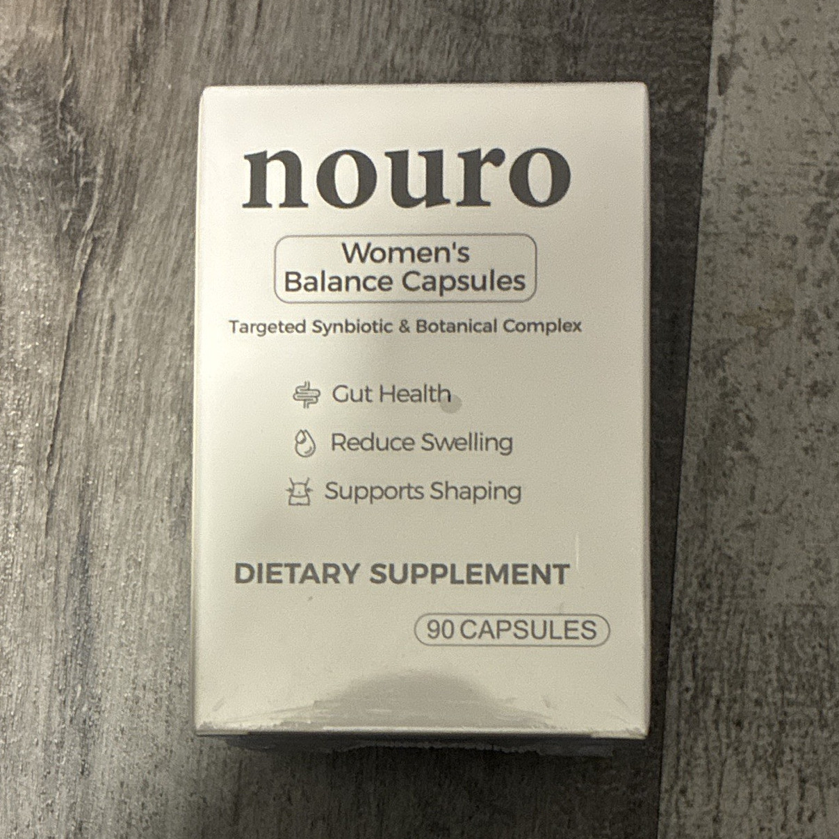 nouro Women’s Balance Dietary Supplement for Gut Health 90 Capsules 400mg