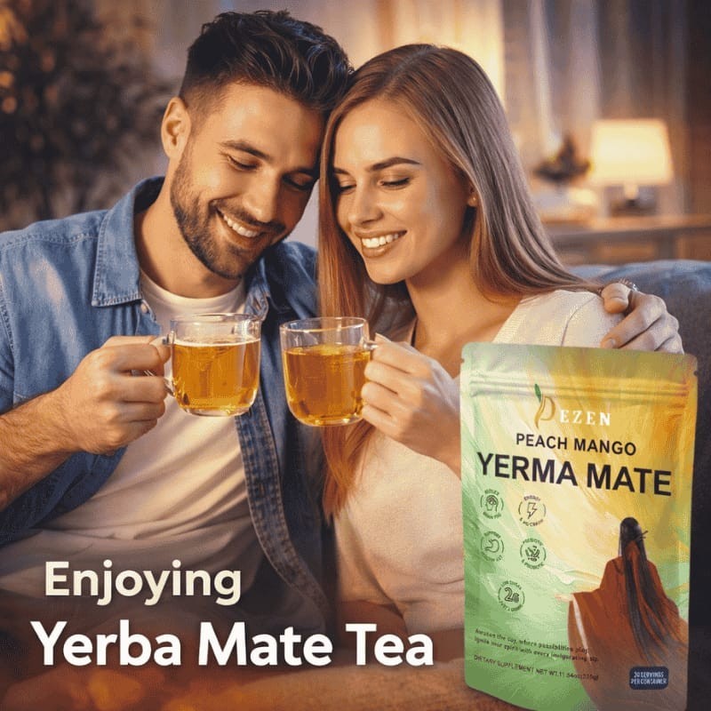 DEZEN Yerba Mate Tea & Calm Magnesium Powder | Combo Pack
