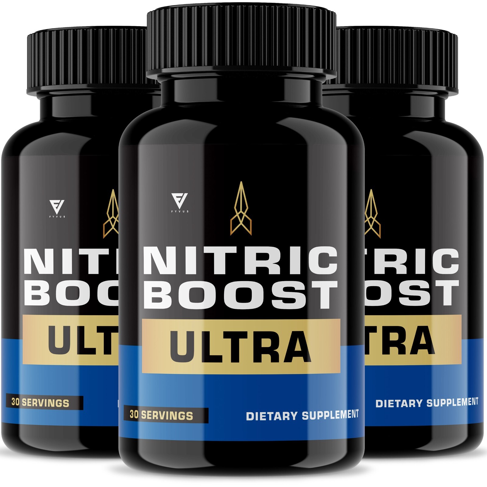 (3 Pack) Nitric Boost Ultra For Men ED Organic Supplement Reviews (180 Capsules)