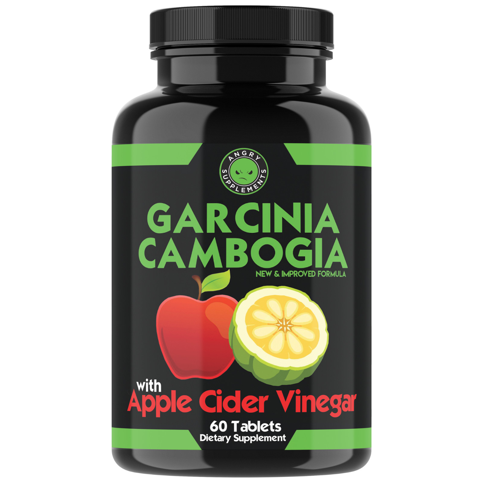 Weight Loss Garcinia Cambogia w. Apple Cider Vinegar ACV Fat Burner Combo 2-PK
