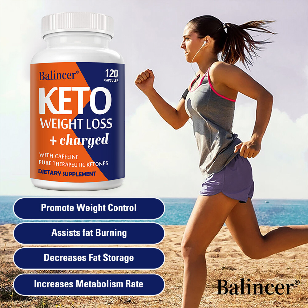 KETO Pure Ketone Fat Burning Capsules – Burn Fat – Boost Metabolism-Improve Mood