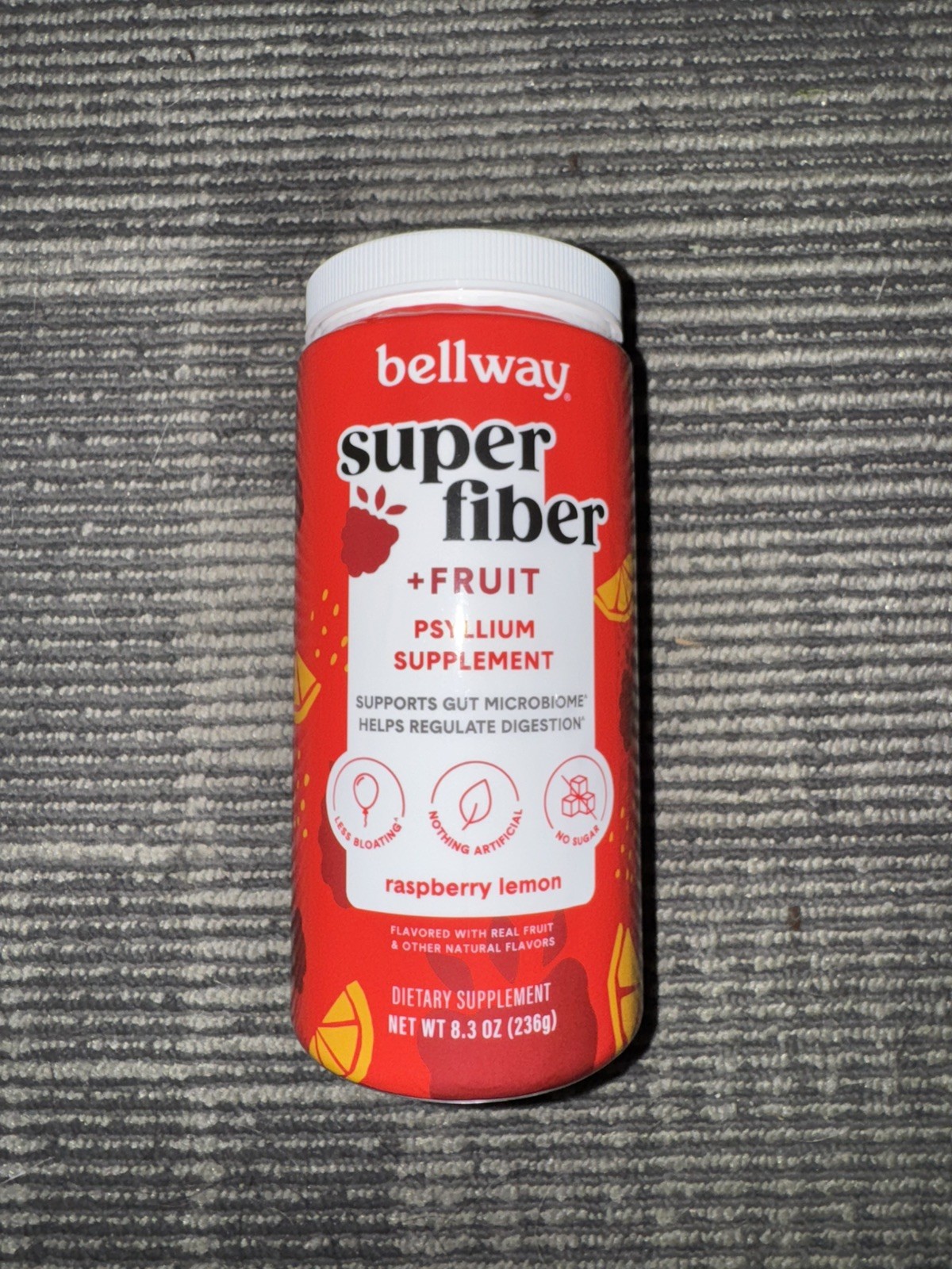Bellway Super Fiber Raspberry Lemon 18 oz NEW/SEALED EXP 11/2026