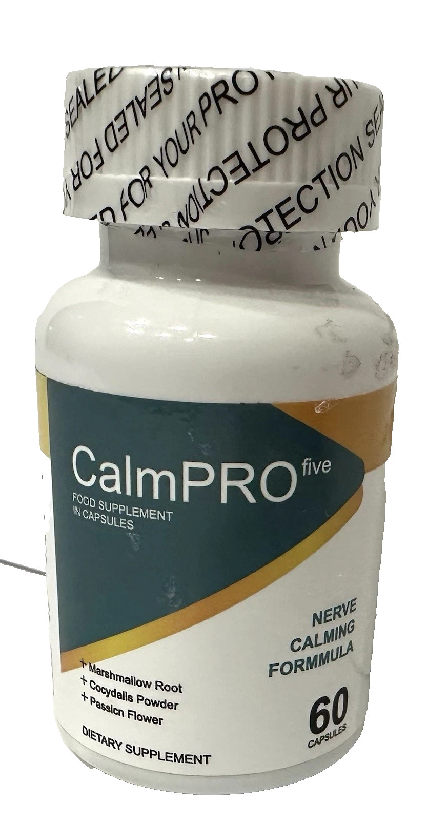 CalmPro 5 Nerve Calming Formula Supplement 60 Capsules Exp: 11/2026