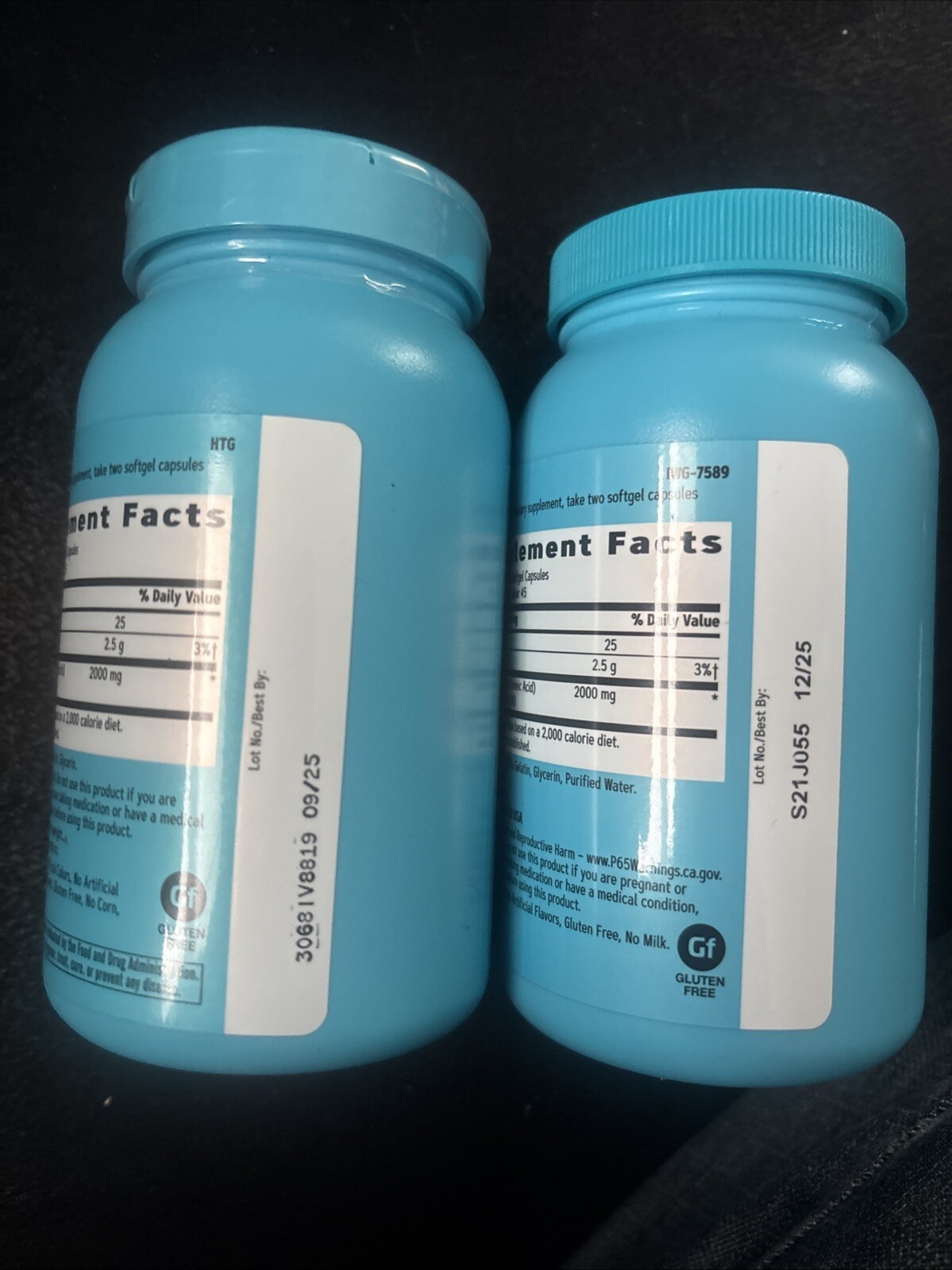 2x GNC Total Lean CLA Dietary Supplement 90 Capsules, Gluten Free, 180 TOTAL!