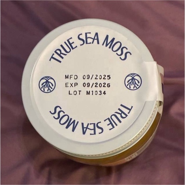 True Sea Moss Gel Mango Pineapple Vegan Gluten Free Superfood 16oz