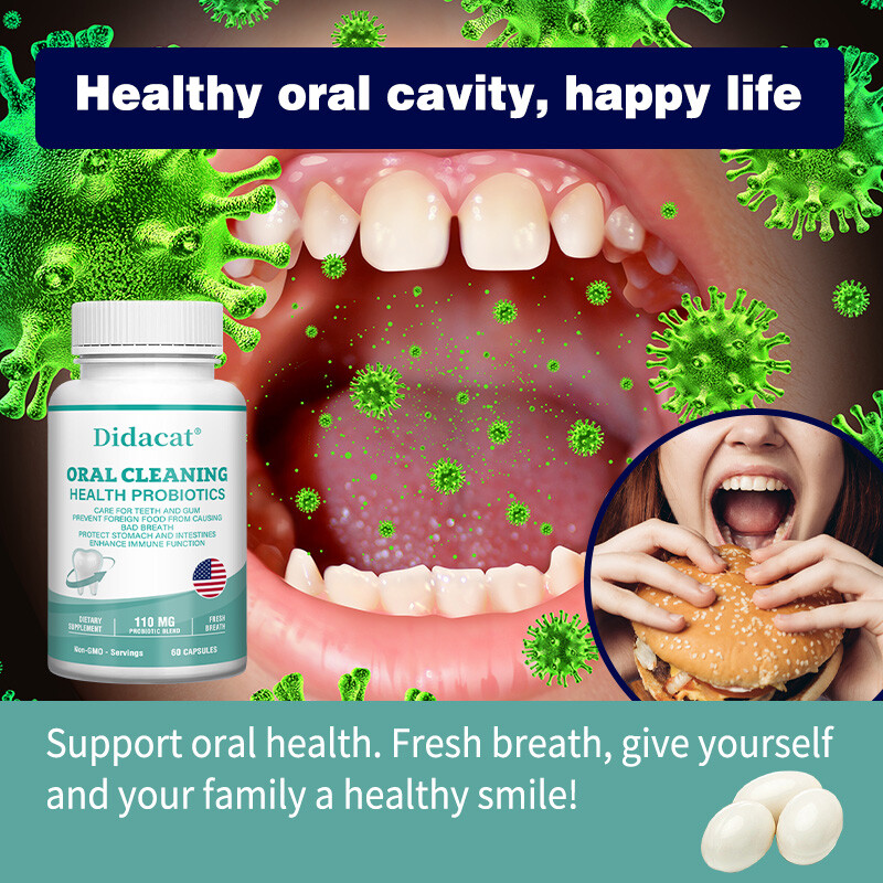 Oral Cleaning Health Probiotics Capsules – Care Teeth & Gum,Prevent Bad Breath