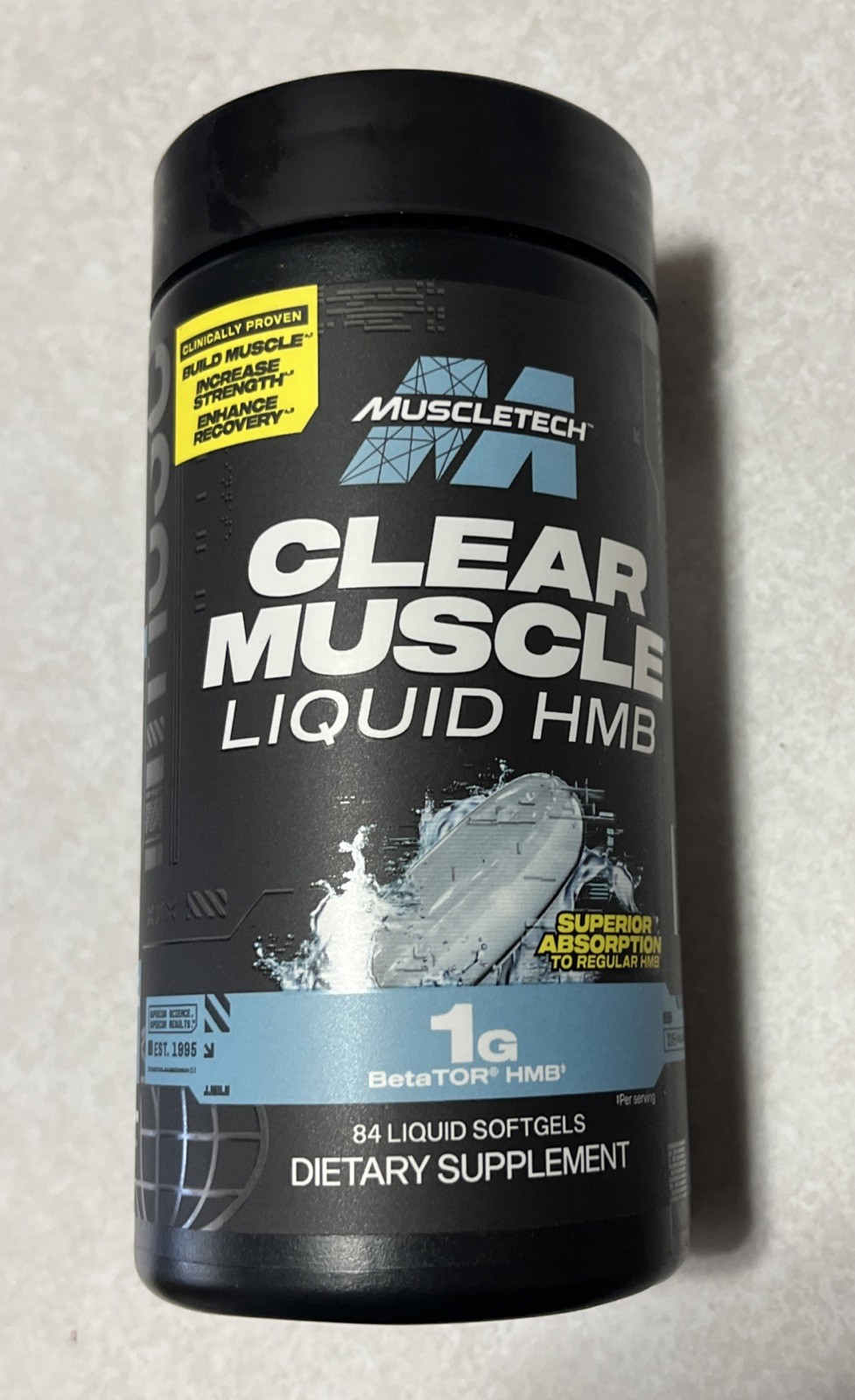 Clear Muscle®, Liquid HMB, 84 Liquid Softgels