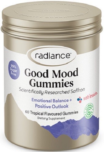 Radiance Good Mood Gummies 60 with Saf’rinside – Saffron – Tropical Flavour