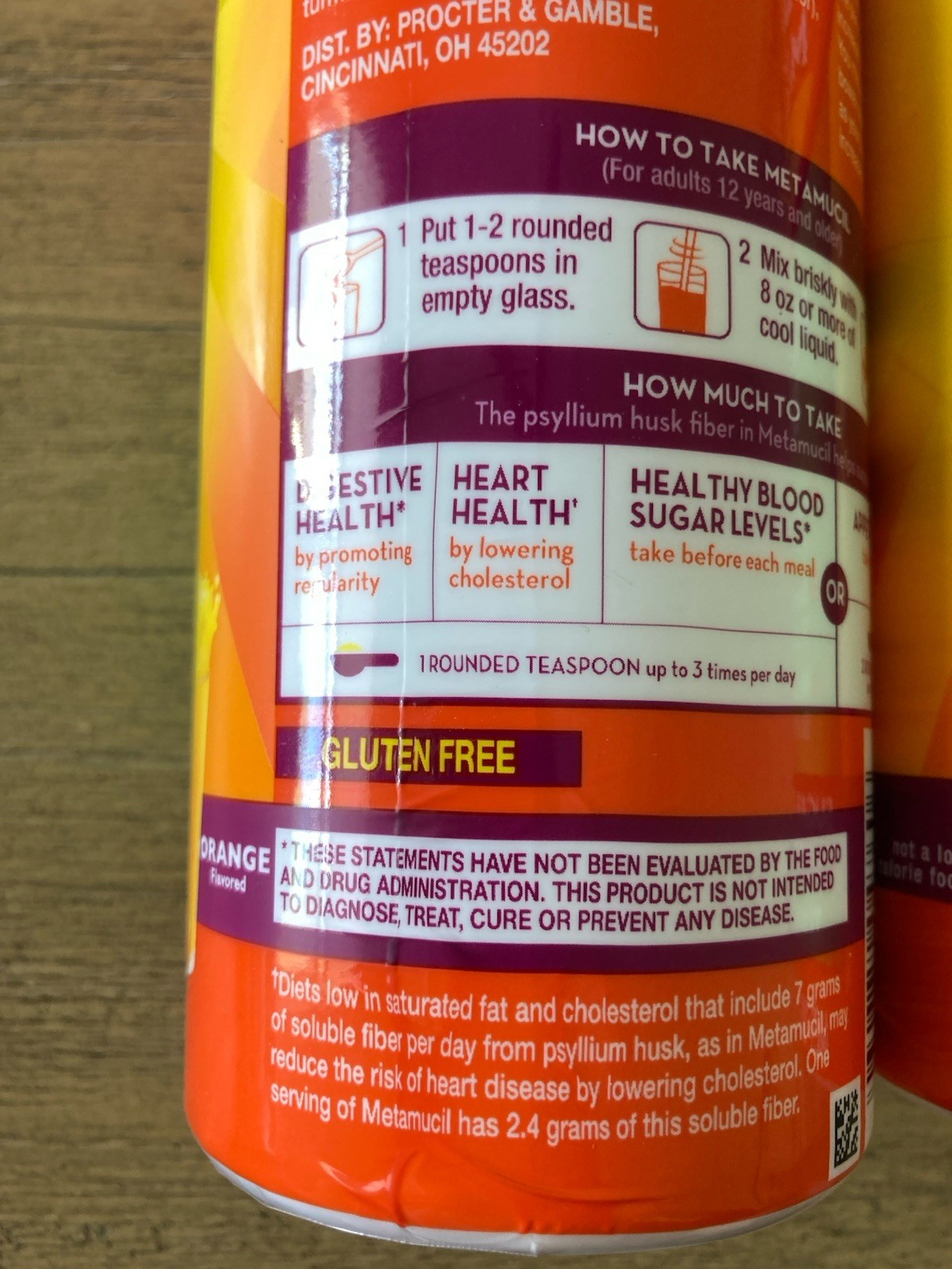 2 NEW SUGAR FREE MEATAMUCIL PREMIUM BLEND & 4 IN 1 FIBER 14.9 OZ EACH NEW