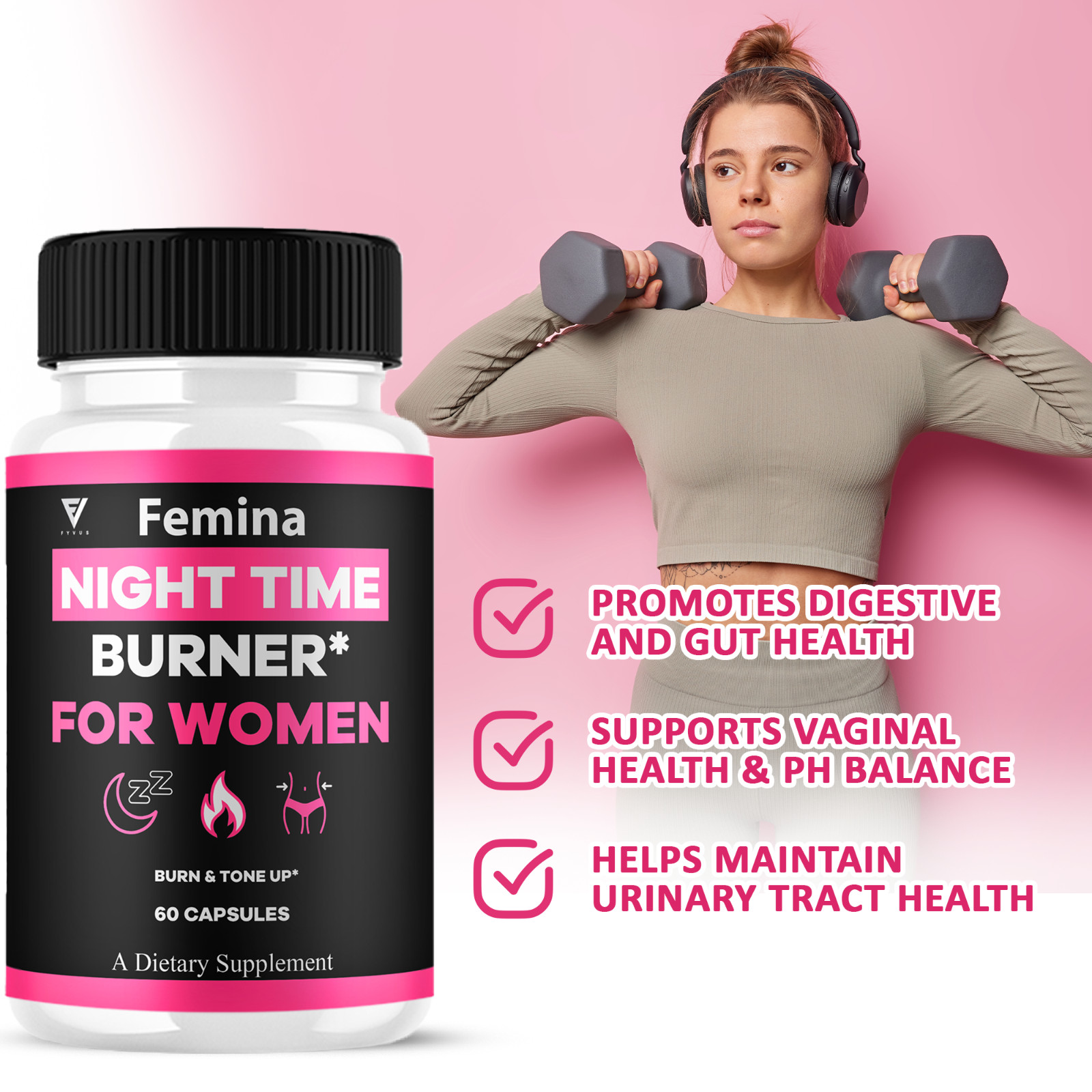 Femina Night Time Capsules Femina NightTime Formula (60 Capsules)