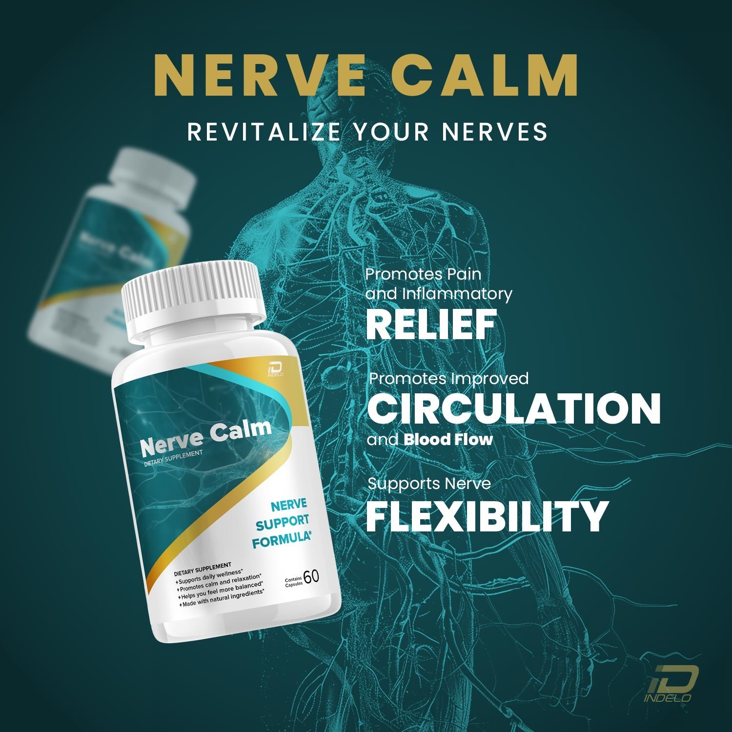 (2 Pack) Nerve Calm Capsules – NerveCalm All Natural Glycogen Support