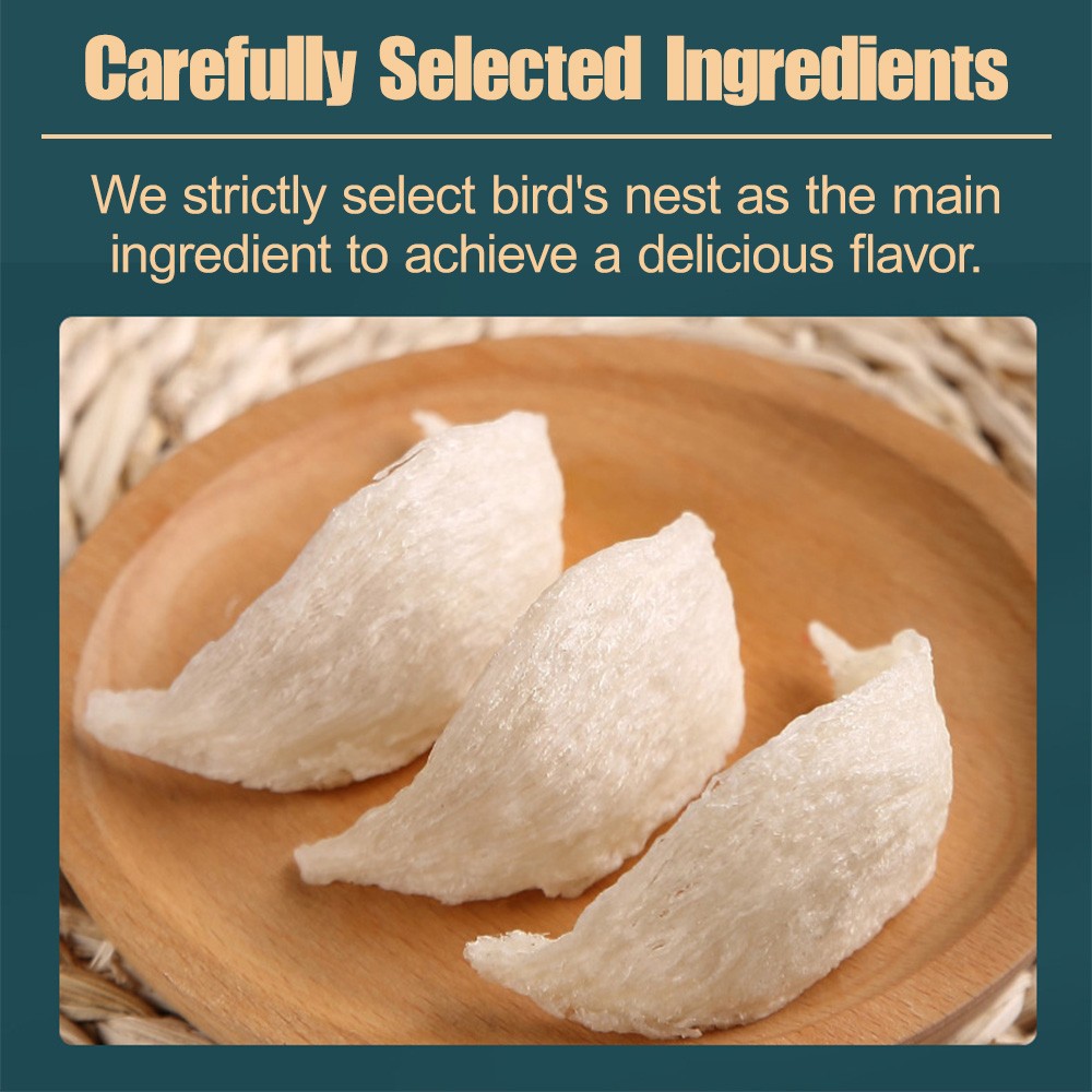 Premium ready-to-eat bird’s nest, no additives, natural nutrition