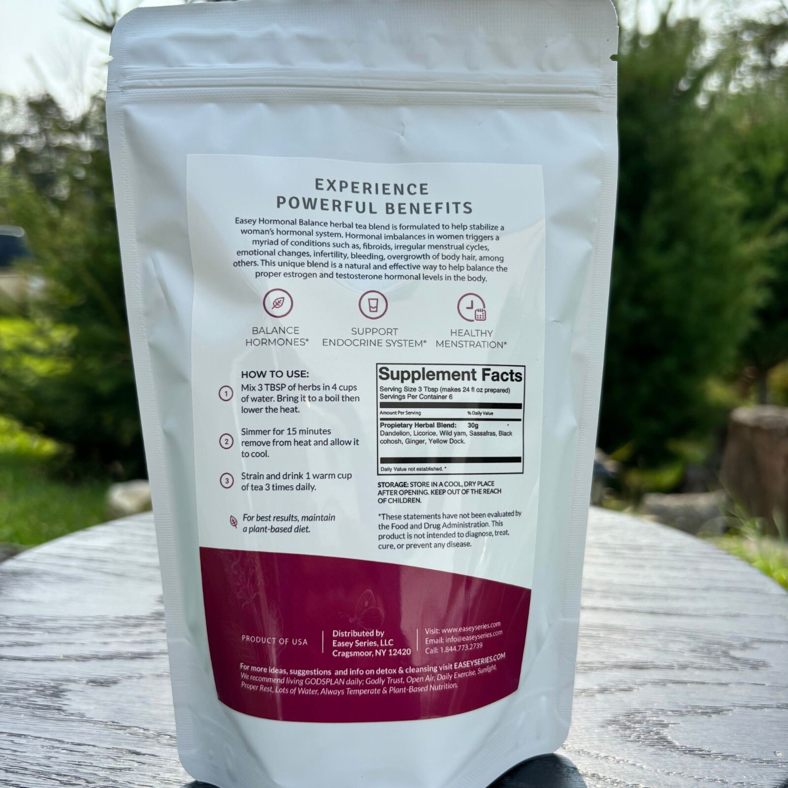 Easey Balance Female Hormonal Tea 6oz (dry herbs)