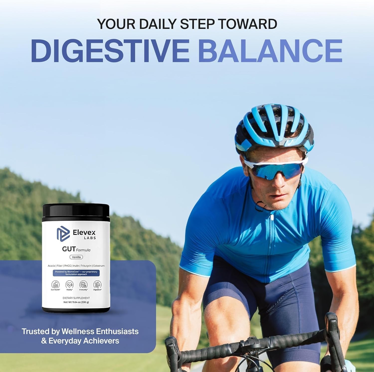 Elevex Gut Health Powder – 3g Colostrum (30% IgG) + Tributyrin 30 Servings.09/27