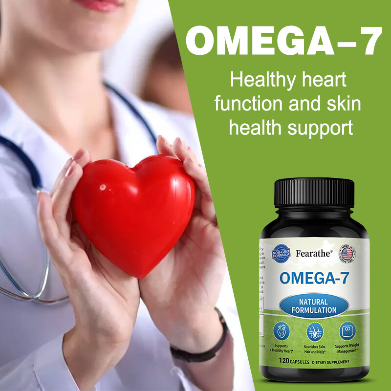 Omega-7 Sea Buckthorn Oil Capsules 900mg | 30 to 120 Capsules