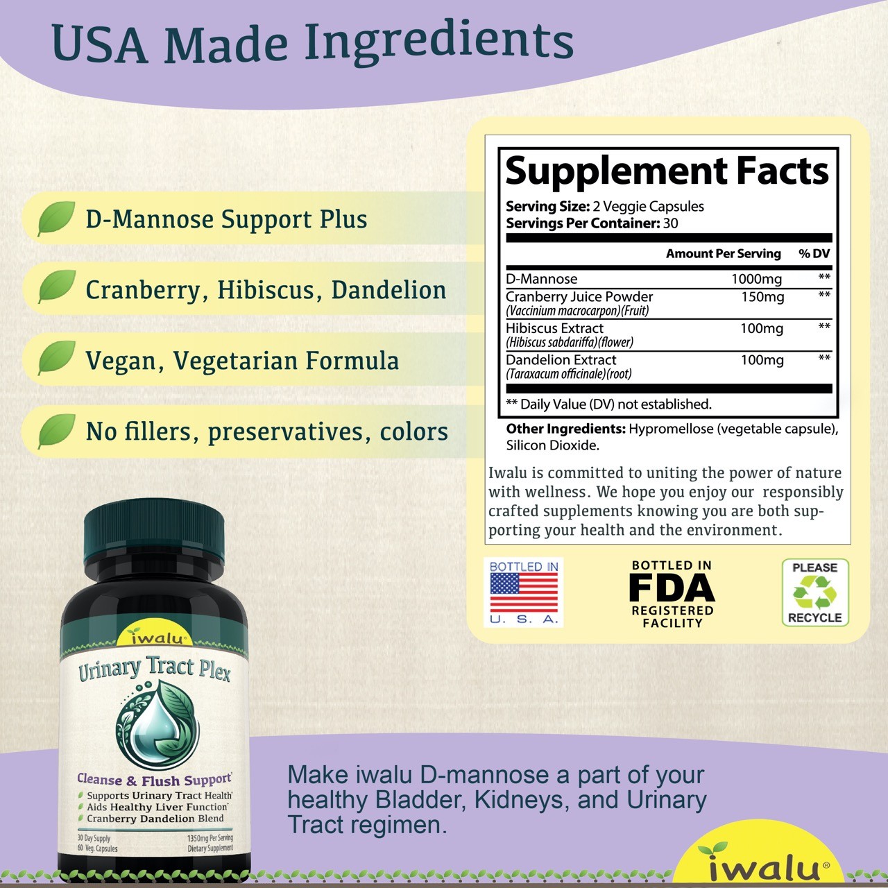 URINARY TRACT PLEX | Best Fix UT Health Fast, IWALU (Official) *FREE SHIPPING