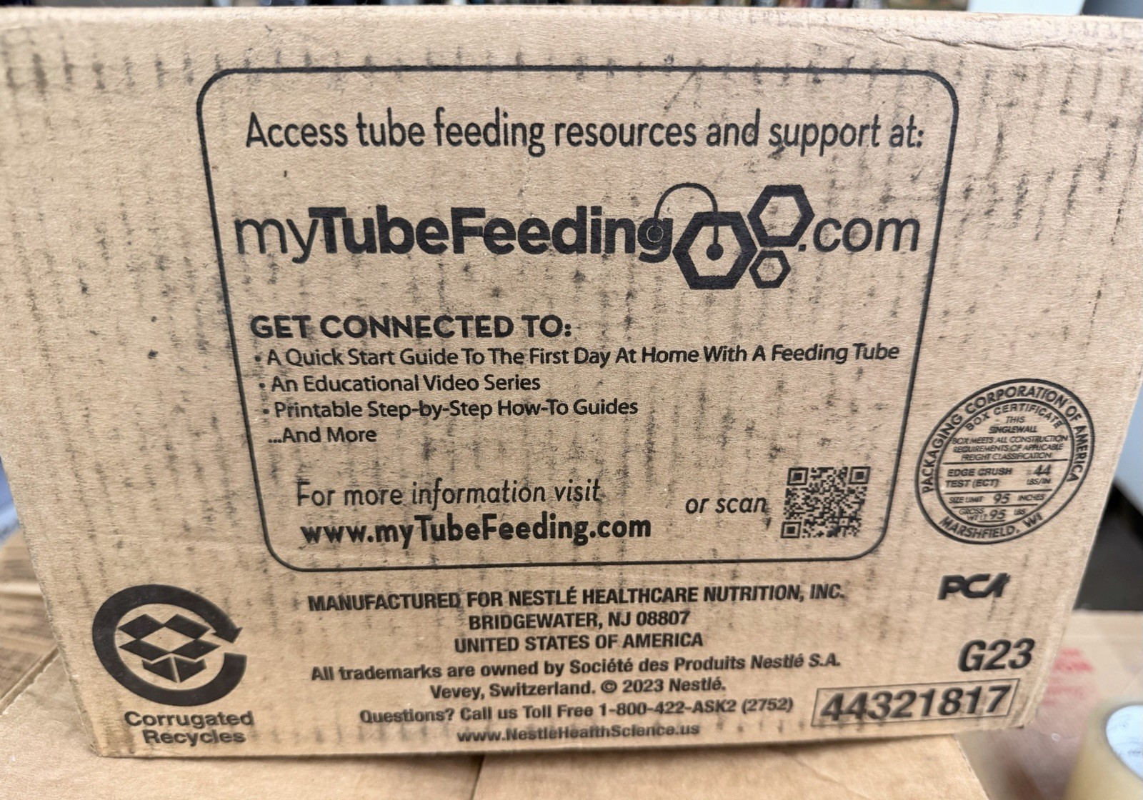Nestle Isosource 1.5 Cal Tube Feeding Formula Unflavored 250 mL Carton 24 Ct