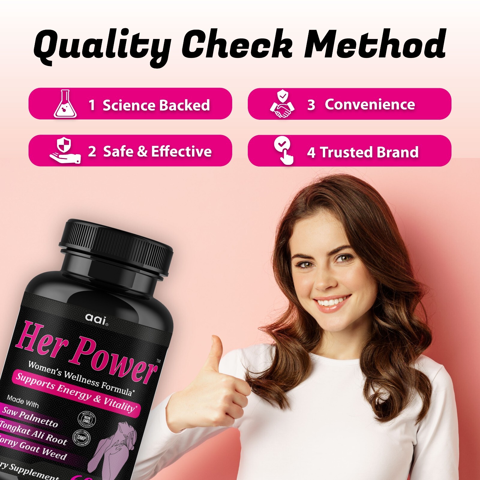 Pure Romance Women Performance Booster Pills, Energy Booster
