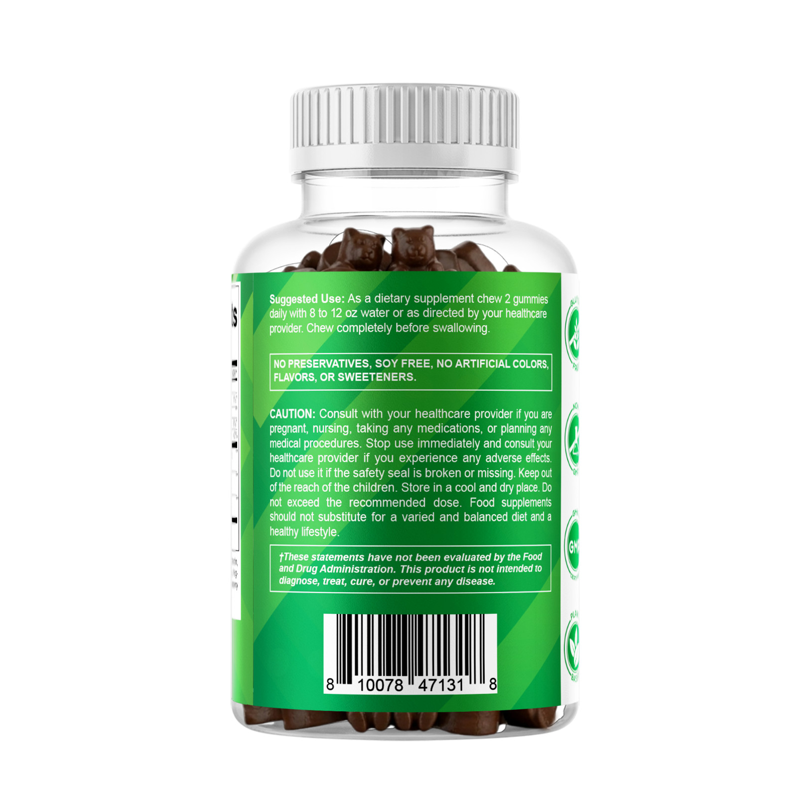 Vitamatic Irish Sea Moss Gummies – 3000 mg – 60 Vegan Gummies