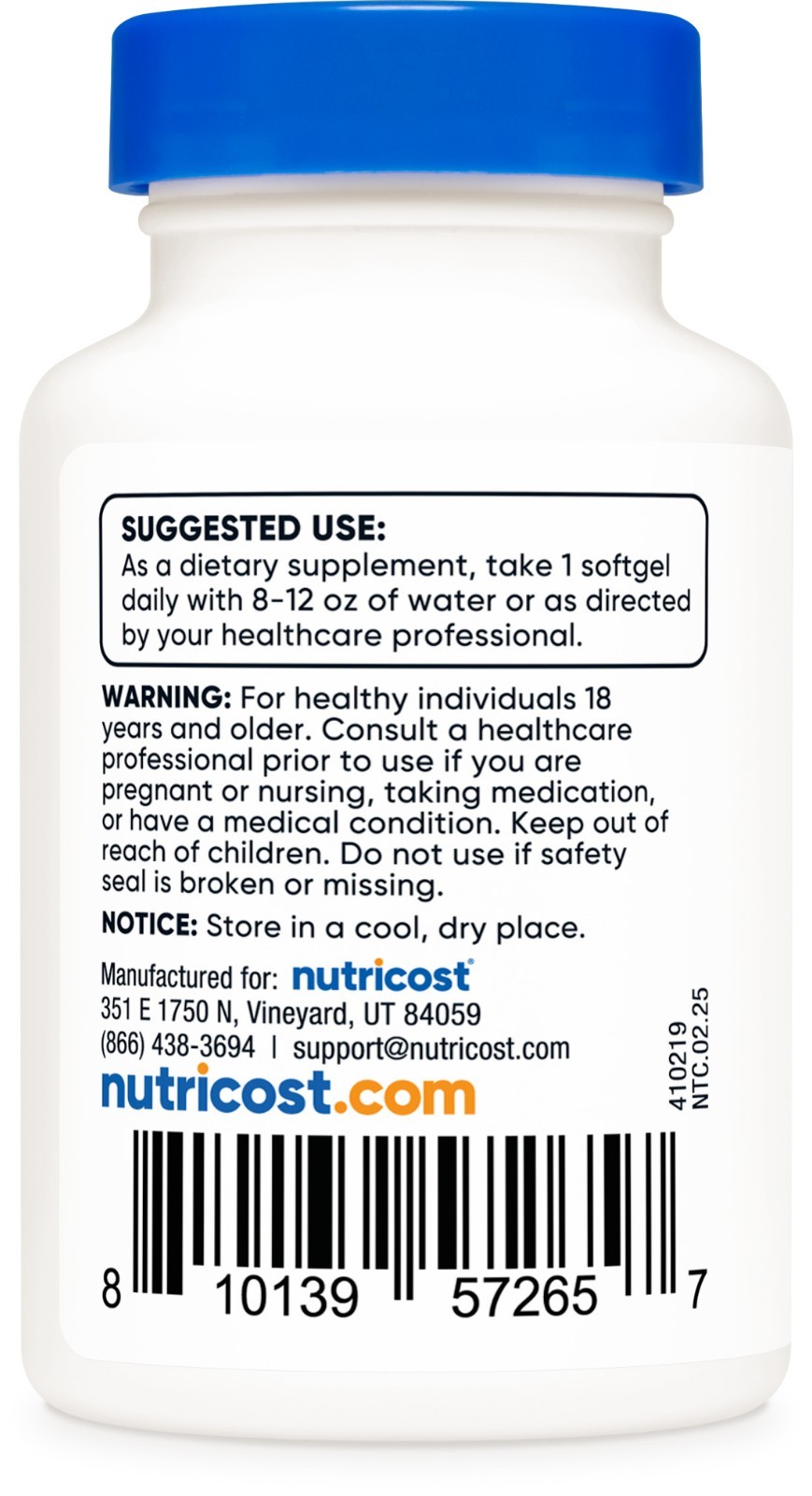 Nutricost Chlorophyll (50mg) 30 Softgels – Gluten-Free