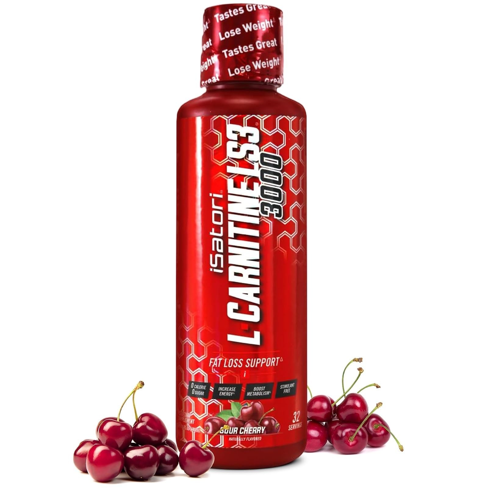 iSatori L-Carnitine LS3 3000 Liquid Supplement – Boost Energy & Metabolism