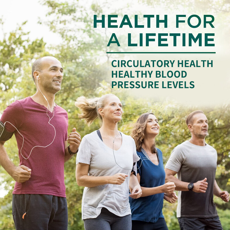 Capsules for blood pressure support with hawthorn and hibiscus