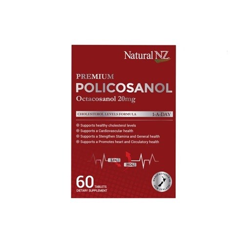 Natural New Zealand Policosanol 33.4mg (Otacosanol 20mg) 60 tablets
