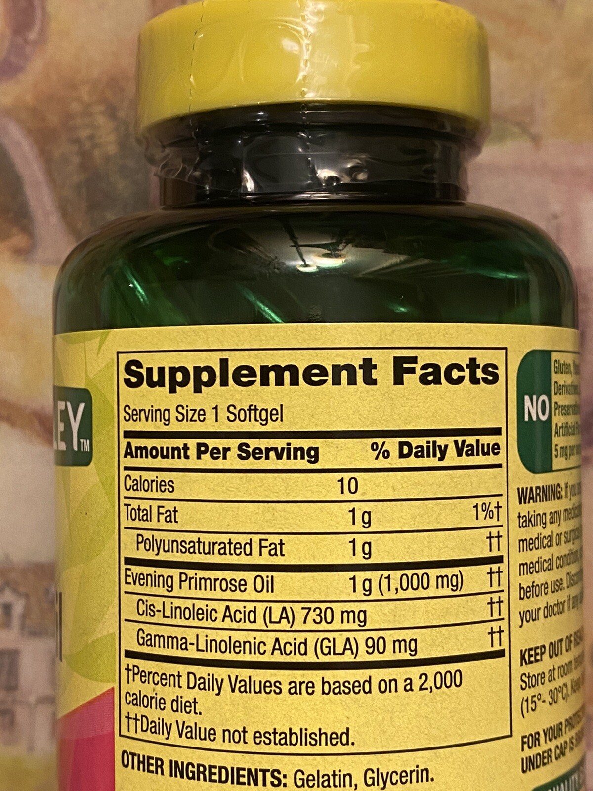 *2 PK**Spring Valley Women’s Health Evening Primrose Oil 1000mg 75 Softgels~2027