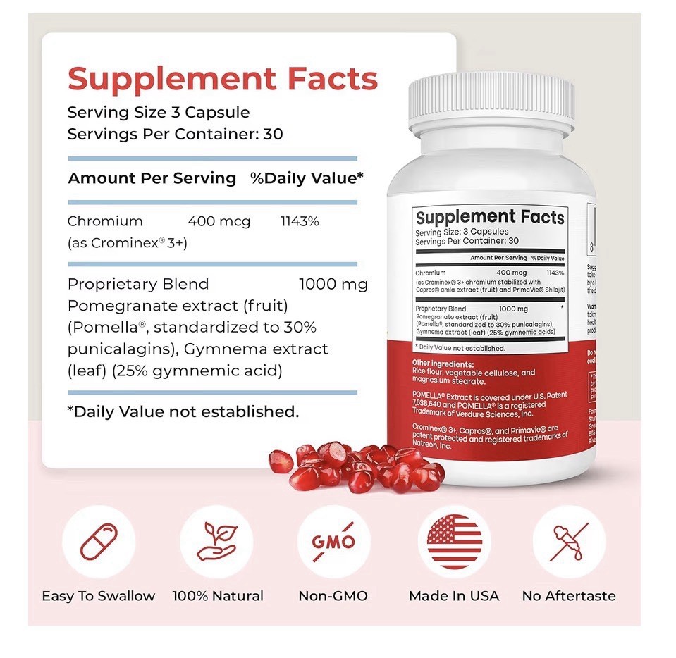 Expert Remedies Advanced Glucose Discovery for Sugar Watchers Natural 90capsules