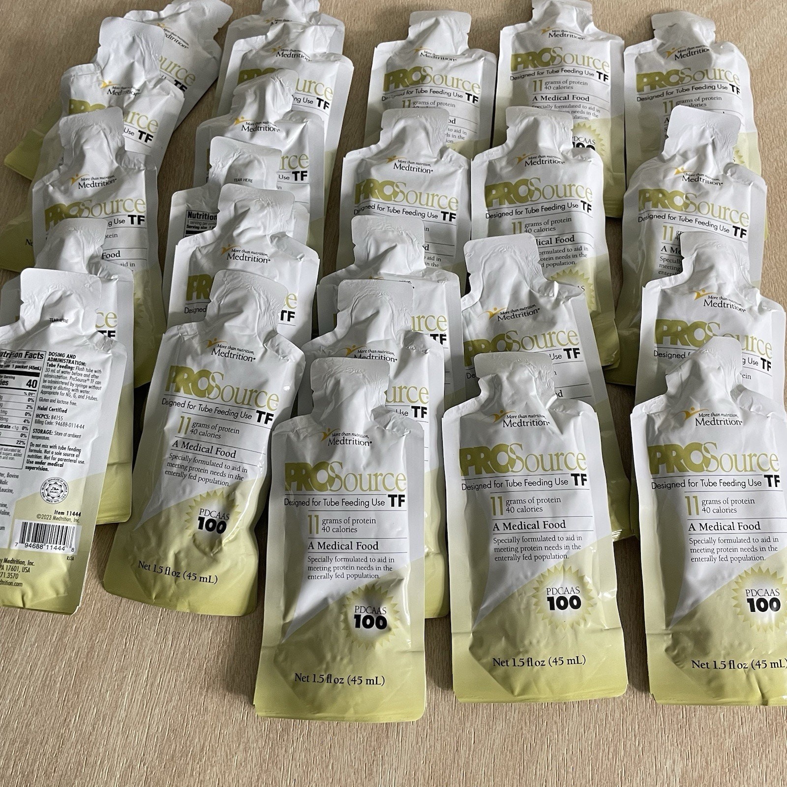 ProSource TF Tube Feeding Formula 45 mL 1.5 Fl Oz Pouch 24 Count 11 Gm Protein