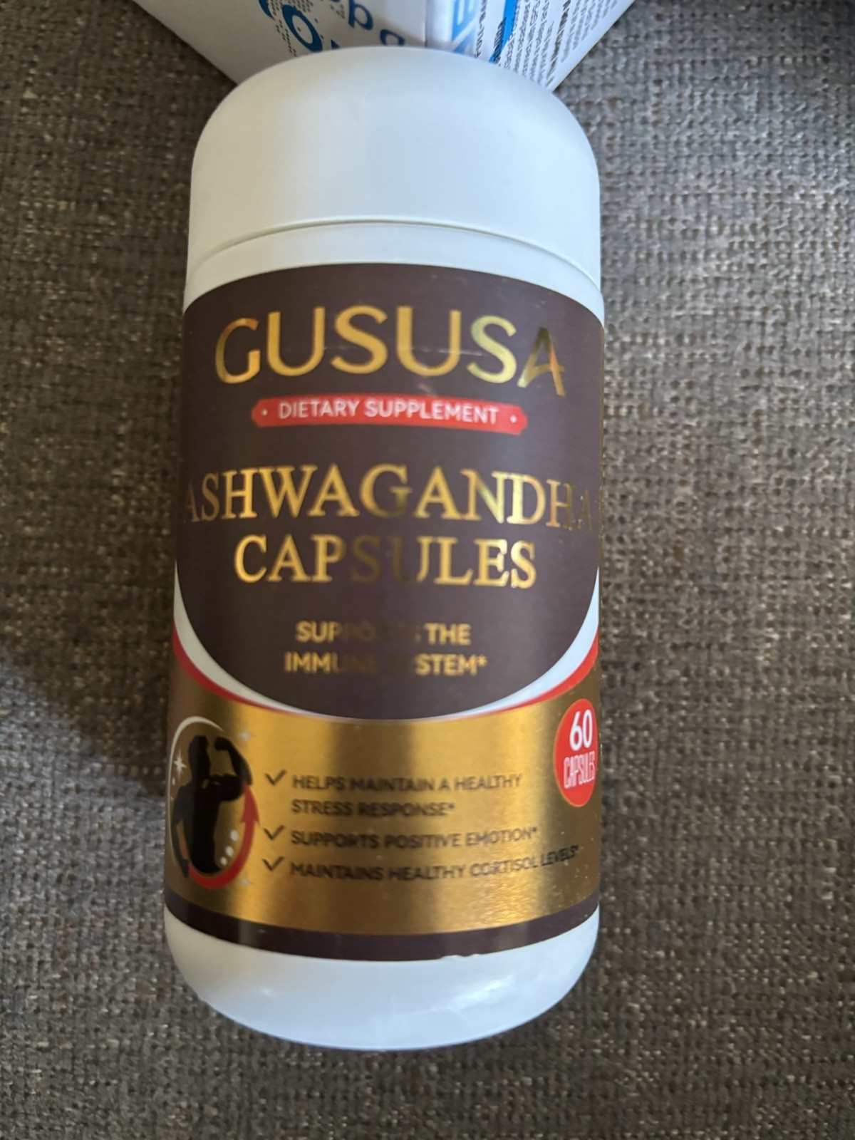 GUSUSA Ashwagandha Capsules 60 Count 150mg Exp 12/2027
