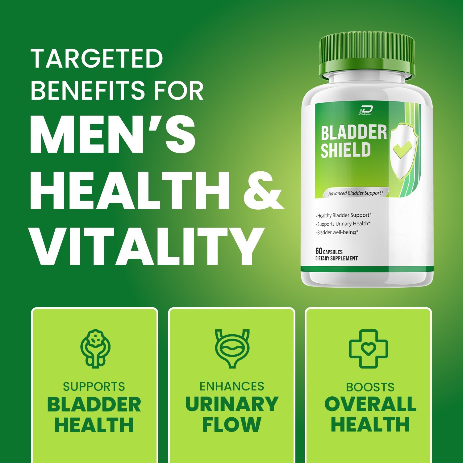 (2 Pack) Bladder Shield Supplement for Men – BladderShield Pills Advanced