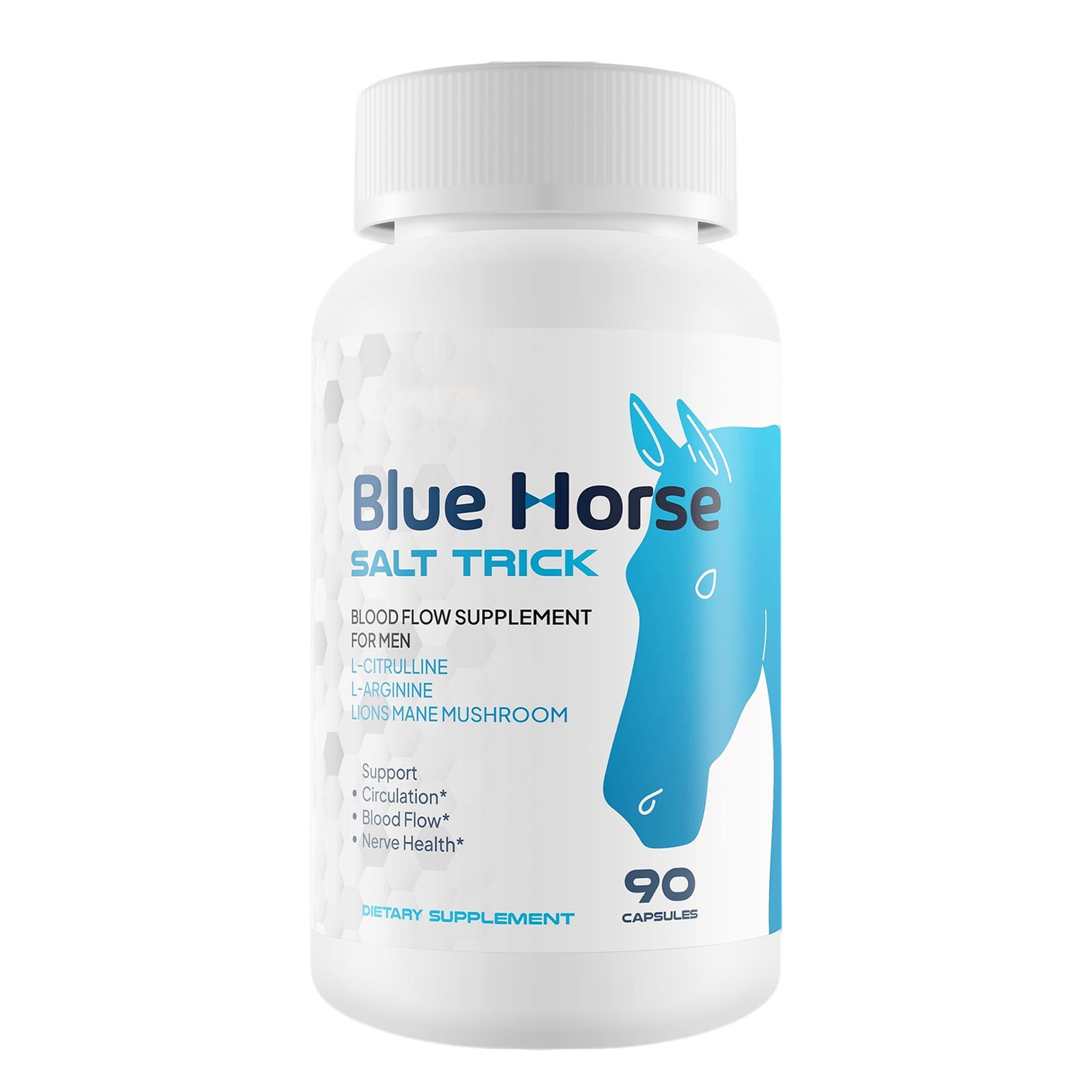 1pc Blue Horse Salt Trick Our Best Blood Flow Supplement for Men New